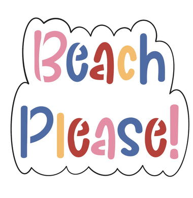 Beach Please 2 w/o Stencil