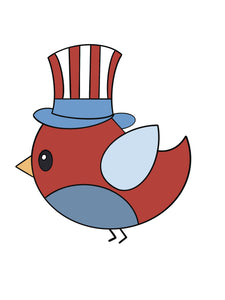 Patriotic Bird