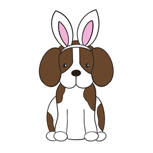 Dog with Bunny Ears
