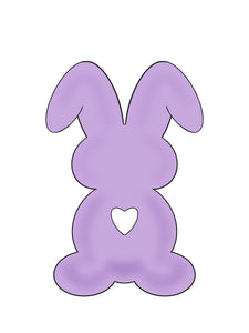Bunny with Heart Cut Out