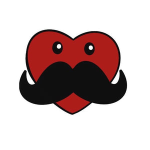 Mustache Heart