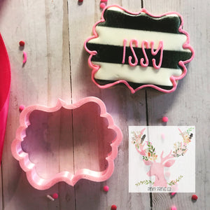 Issy Plaque Cookie Cutter