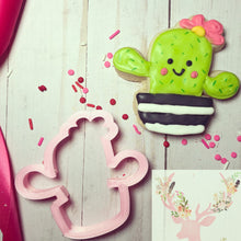Load image into Gallery viewer, Girly Cactus Cookie Cutter