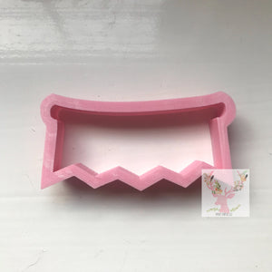 Bunting Banner 4 Letter Cookie Cutter