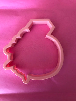 Floral Wedding Ring cookie cutter