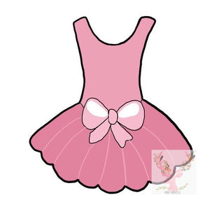 Ballerina Tutu Dress Cookie Cutter