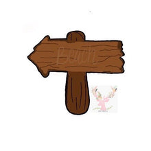 Load image into Gallery viewer, Beach Wooden Sign Cookie Cutter