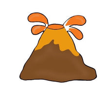 Load image into Gallery viewer, Volcano Cookie Cutter