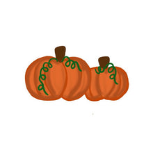 Load image into Gallery viewer, Side by Side Pumpkins Cookie Cutter
