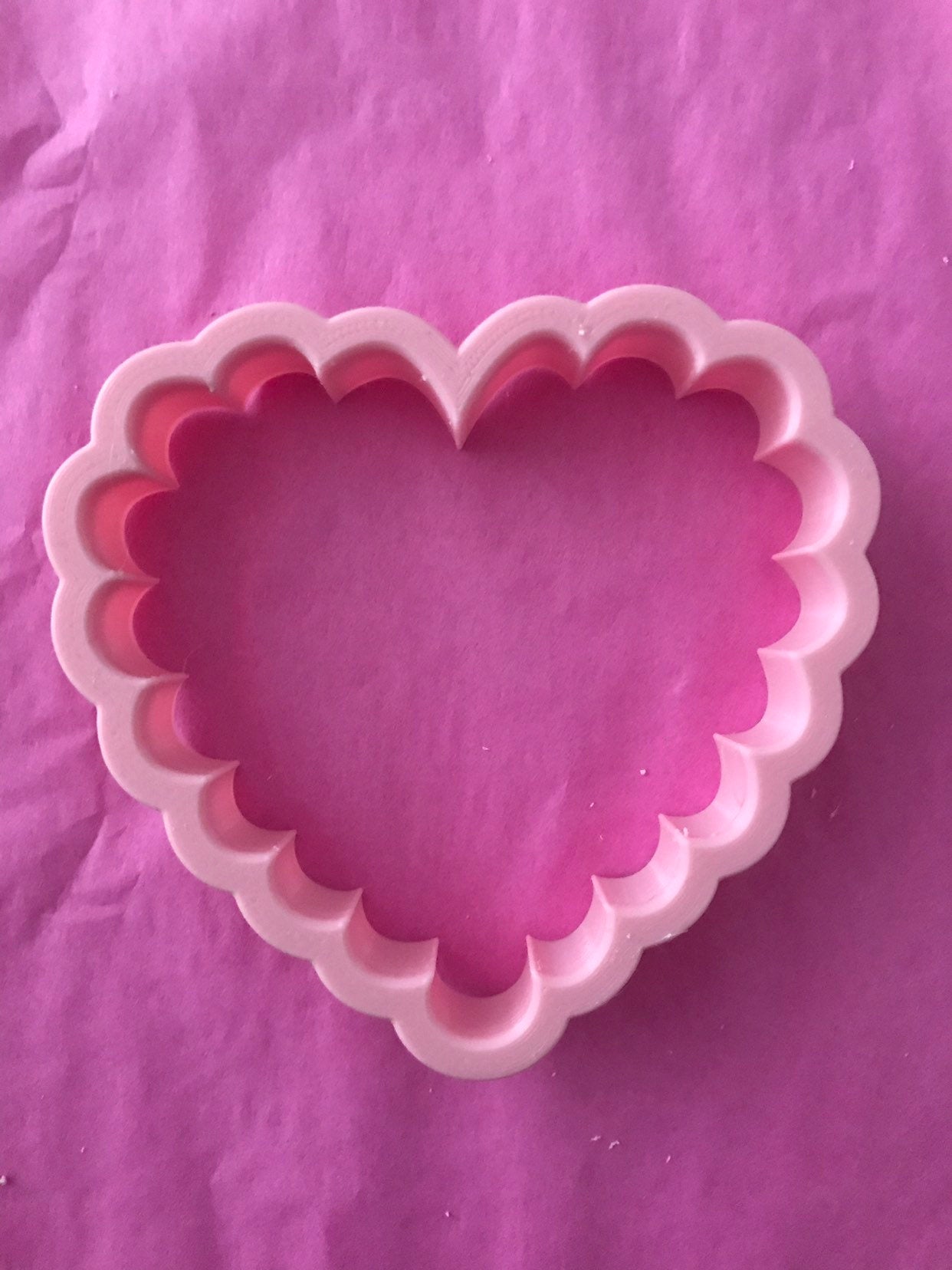 Scalloped Heart Cookie Cutter – PinkyPrintsCo