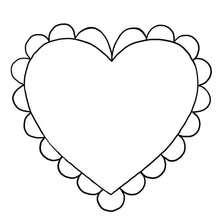 Load image into Gallery viewer, Scalloped Heart Cookie Cutter