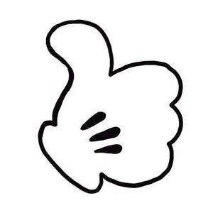 Mr. Mouse Thumbs Up Cookie Cutter