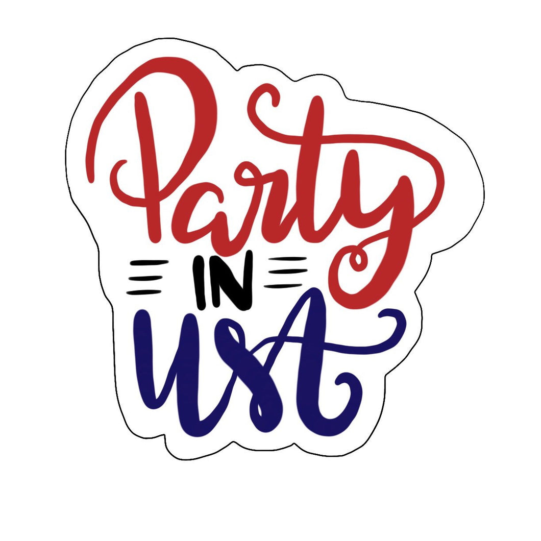 Party In USA Plaque Cookie Cutter