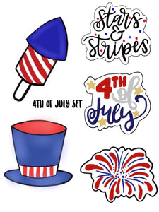 4th Of July Plaque Cookie Cutter
