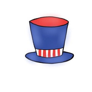 Uncle Sam Hat Cookie Cutter