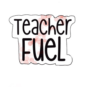 Teacher Fuel Plaque Cookie Cutter