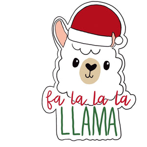 Falalala Llama Cookie Cutter