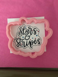 Stars and Stripes Plaque Cookie Cutter