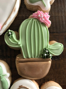 Girly Cactus Cookie Cutter