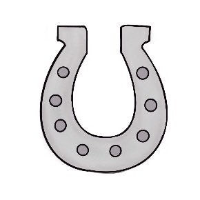 Horseshoe with/without Florals Cookie Cutter
