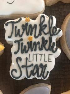 Twinkle Twinkle Plaque Cookie Cutter