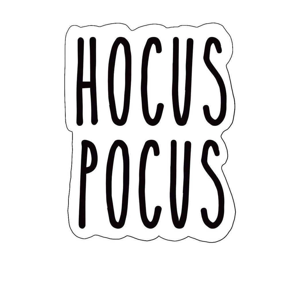 Hocus Pocus Plaque Cookie Cutter