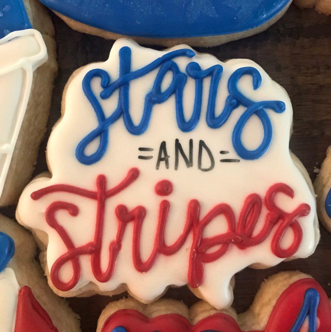 Stars and Stripes Plaque Cookie Cutter