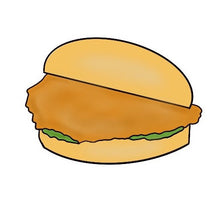 Load image into Gallery viewer, Chicken Sandwich Cookie Cutter