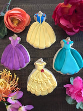 Load image into Gallery viewer, Ball Gown Wedding Dress on hanger cookie cutter