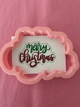 Load image into Gallery viewer, Merry Christmas Word Cookie Cutter