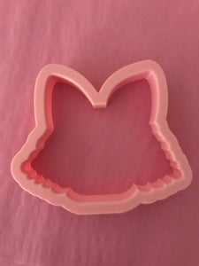 Glam Doll Head Cookie Cutter
