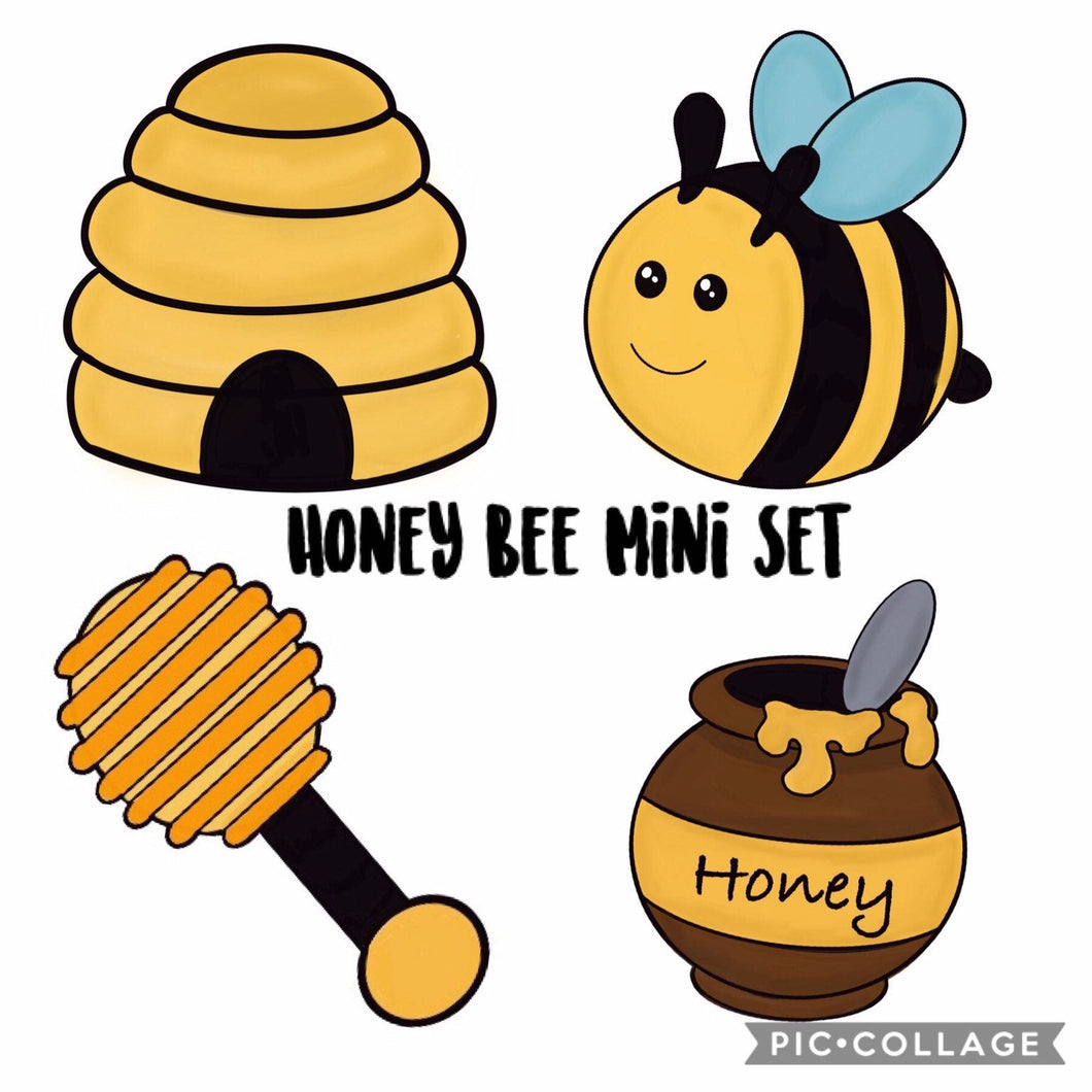 Honey Bee Mini Set Cookie Cutters (4pc set)