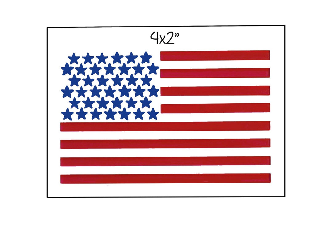 American Flag Stencil – PinkyPrintsCo