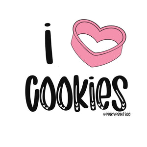 I (Heart) Cookies Sticker
