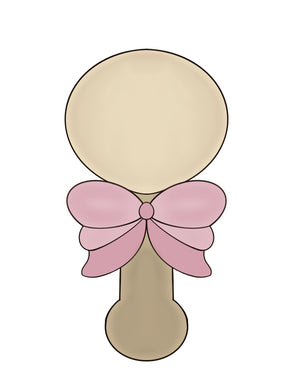 Chubby Bow Baby Rattle