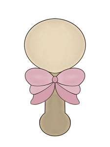 Chubby Bow Baby Rattle