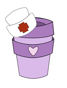 Coffee Cup w/ Nurse Cap