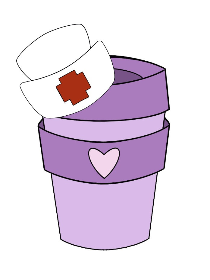 Coffee Cup w/ Nurse Cap