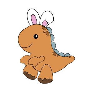 Dino with Bunny Ears