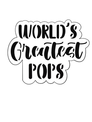 World’s Greatest Pops STENCIL
