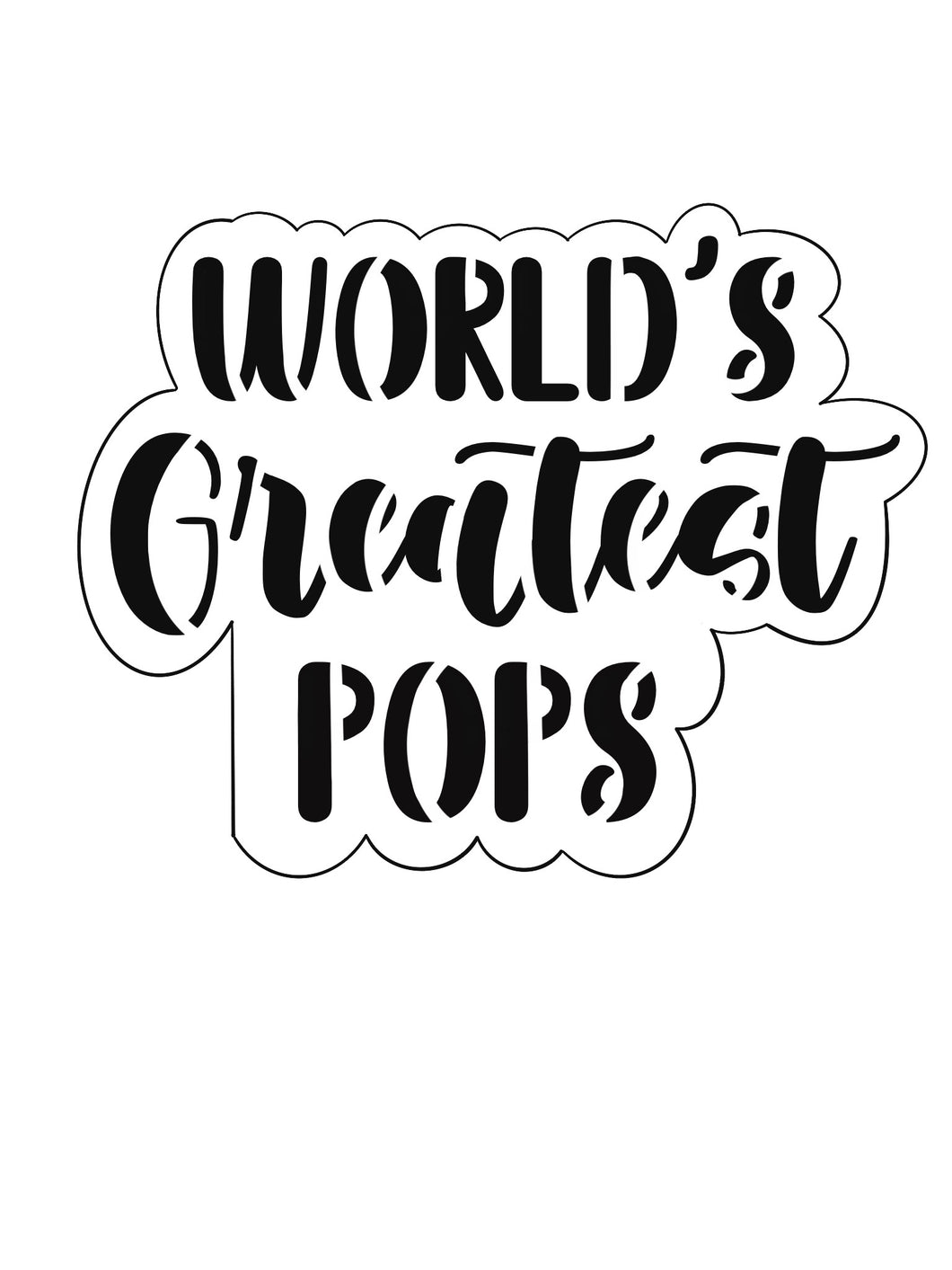 World’s Greatest Pops STENCIL