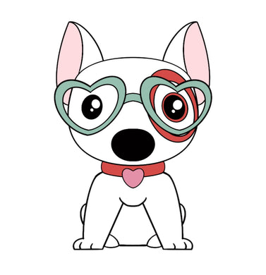 Bullseye Pup Body with Glasses