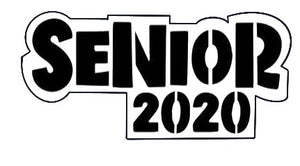 Senior 2020 Stencil
