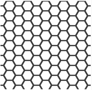 Honeycomb Pattern Stencil Durable & Reusable Stencils 7x4 Inch FREE SHIPPING