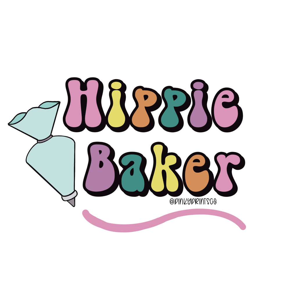 Hippie Baker Sticker