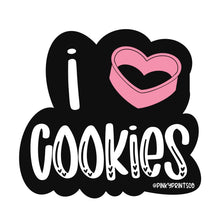 Load image into Gallery viewer, I (Heart) Cookies Sticker