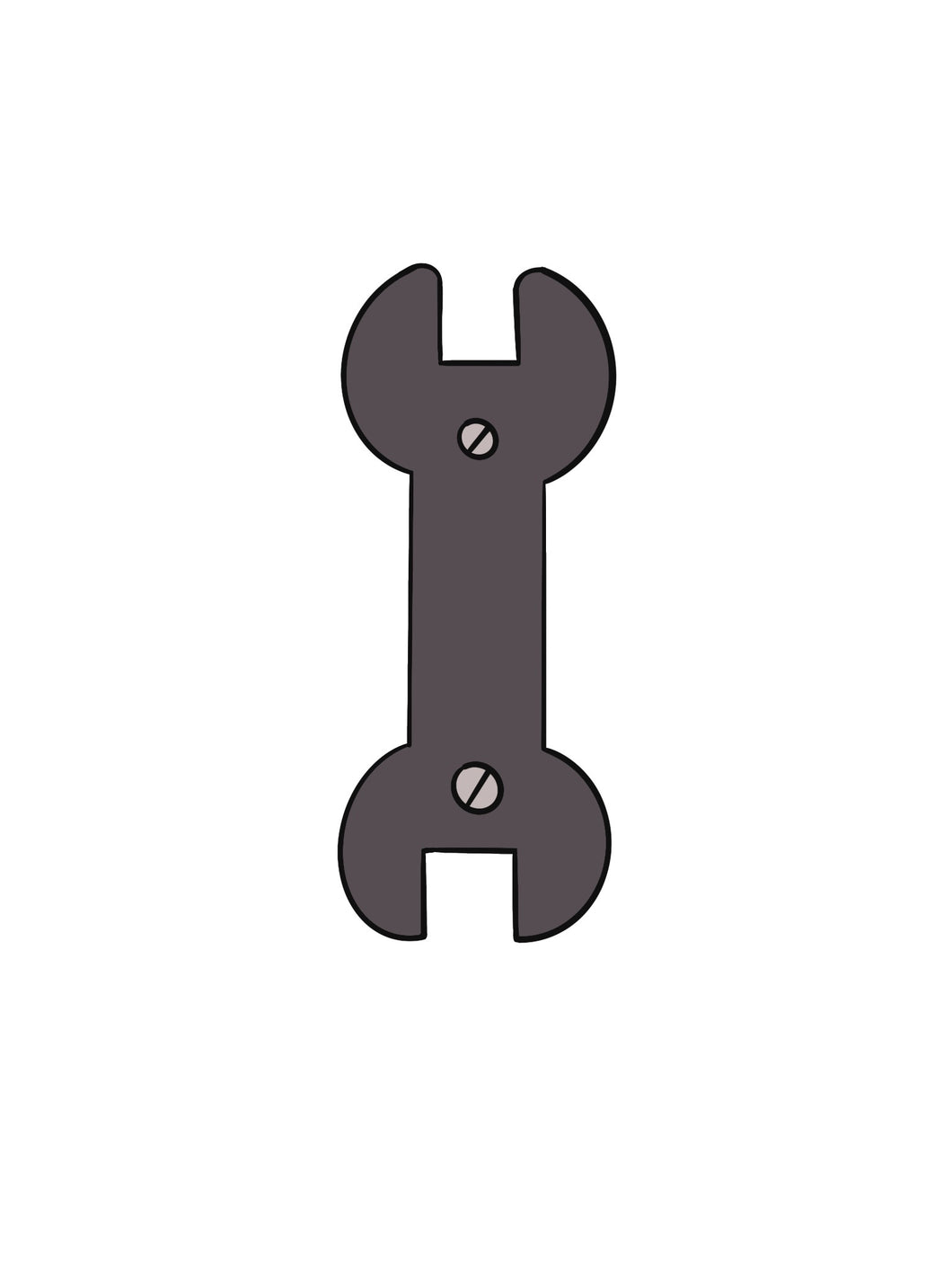 Double Sided Wrench Tool Cookie Cutter