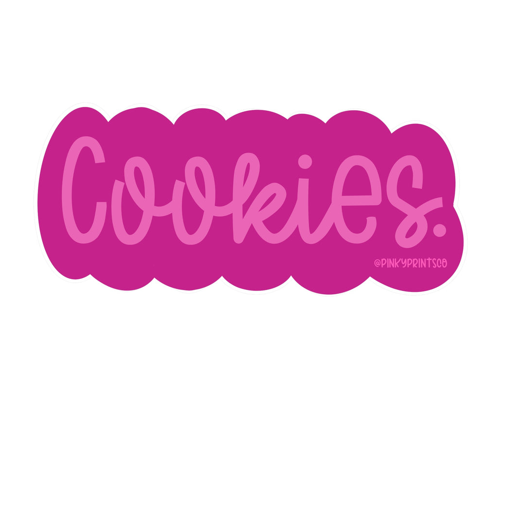 Cookies. Sticker