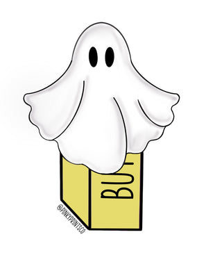 Butter Ghost Sticker