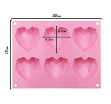 Load image into Gallery viewer, Geometric Heart Shape Silicone Mold